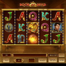 Vinyl Casino - Book of Dead Slot Game - Play'n GO