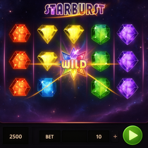 Vinyl Casino - Starburst Slot Game - NetEnt